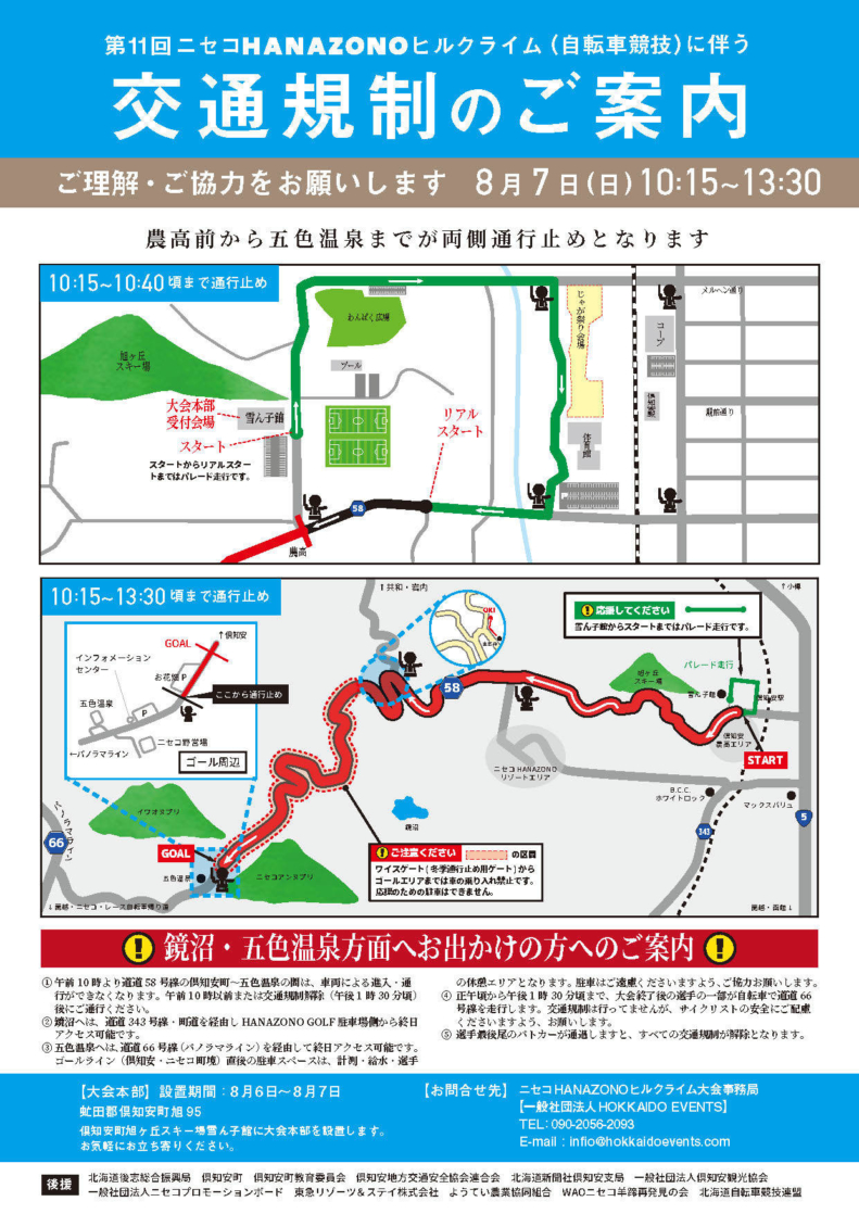 Niseko Hanazono Hill Climb Trafficmap